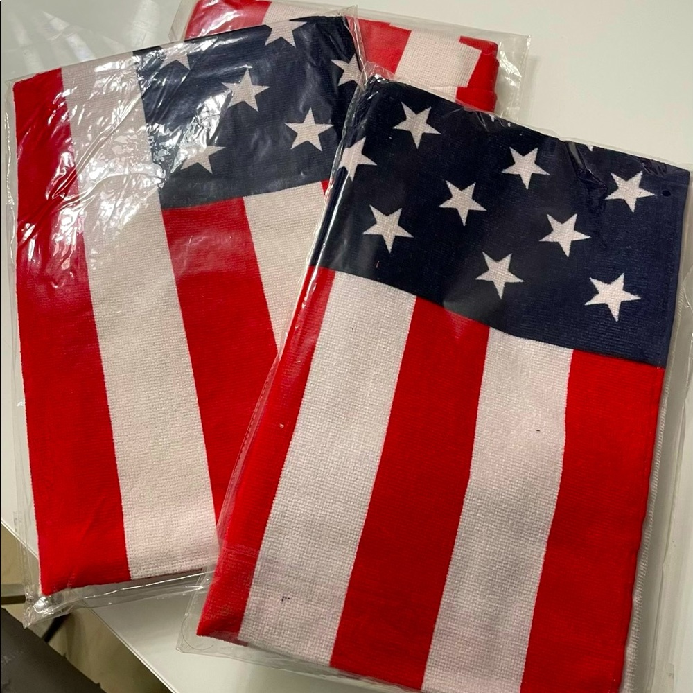 !!!USA FLAG TOWEL NEW!!!